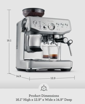 Breville Barista Express Impress Espresso Machine with Intelligent Dosing